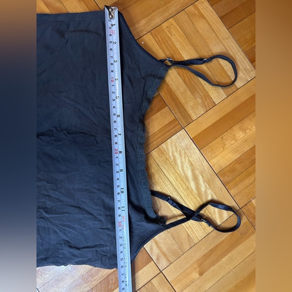 Mossimo | dark grey cotton blend camisole top | size S - Picture 7 of 9